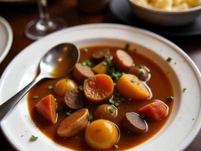 plato típico de Galway Irish stew